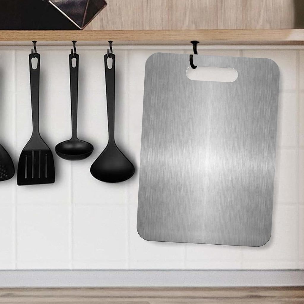 Titanium Cutting Boards for Kitchen, Food Grade 304 Stainless Steel