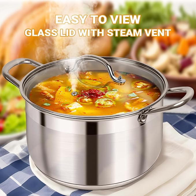 Kirecoo Stainless Steel Stock Pot - Image 4