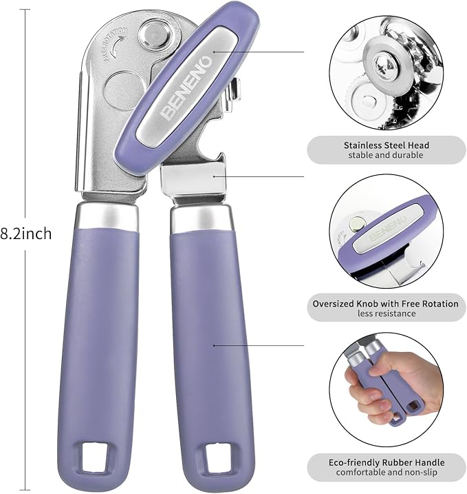 Beneno Heavy Duty Hand Can Opener Manual - Image 2