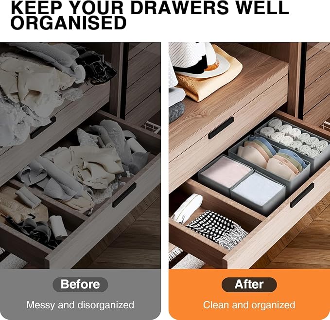 DIMJ Drawer Organizer Clothes 18 Pack - Image 5