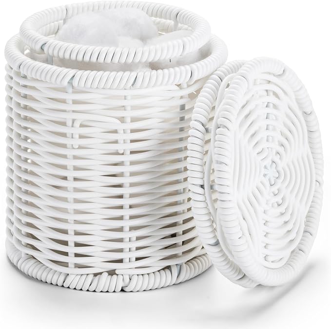 Rattan Jars, Decorative Storage Boxes by Dealpoli