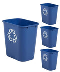 Rubbermaid Commercial Products Deskside Recycling Can, 7-Gallon/28-Quart by RubbermaidCommercialProducts