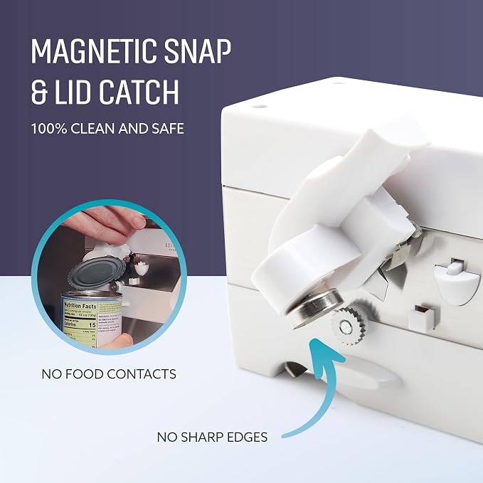 Elitra Home 3 in 1 Under the Cabinet Electric Can Opener, Blade Sharpener - Image 7