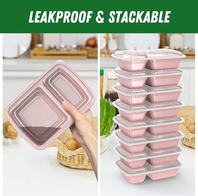 Dealusy 50 Pack 28 oz Meal Prep Containers Reusable - Image 4