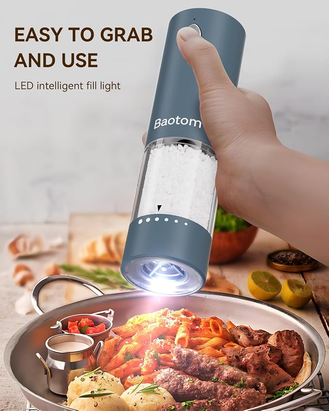 Electric Salt and Pepper Grinder Set - Image 5