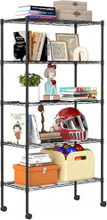 BestOffice | 5-Tier Wire Storage Shelves by BestOffice
