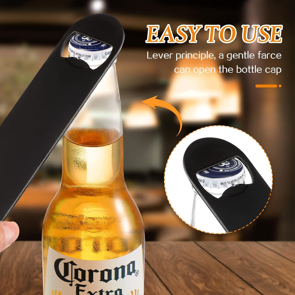 Raiten 20 Pack Flat Bottle Opener Bulk 7 Inch Stainless Steel Beer