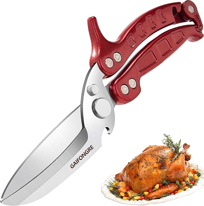 Heavy Duty Poultry Shears Scissors, Kitchen Shears by GAIFONGRE