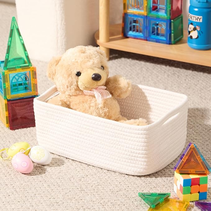 MiniArk Small Storage Baskets for Organizing | Closet Organizer Bins | Shelf - Image 4