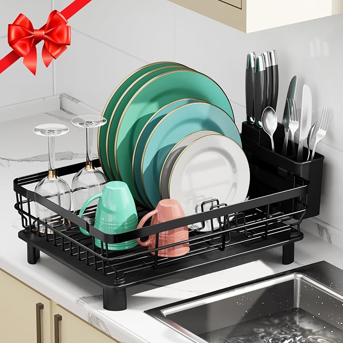 MOUKABAL Dish Drying Rack, Dish Rack, Stainless Steel Dish Racks - Image 8