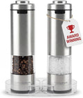 Latent Epicure Electric Salt and Pepper Grinder Set, USB-C Rechargeable by LatentEpicure