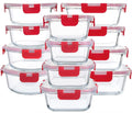 M MCIRCO 24-Piece Glass Food Storage Containers by MMCIRCO