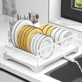 Dish Drying Rack, Dish Racks for Kitchen Counter, Metal Dish Drainer by HOMEAILIE