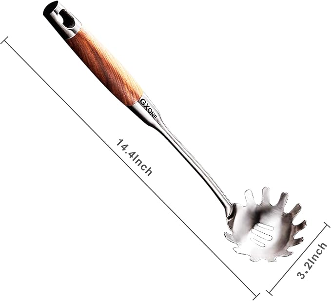 Spaghetti Spoon, 304 Stainless Steel Pasta Spoon - Image 2
