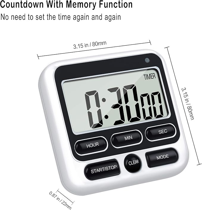 KTKUDY Digital Kitchen Timer - Image 5
