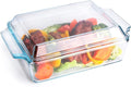 Rectangular Tempered Glass Casserole Dish, Tempered Glass Baking Dish by HUSANMP