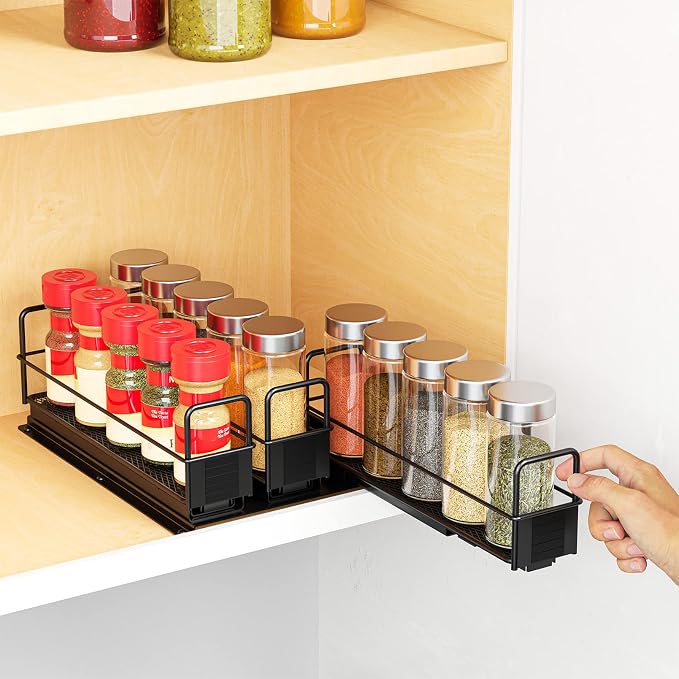 SpaceAid Pull Out Spice Rack Organizer - Image 5