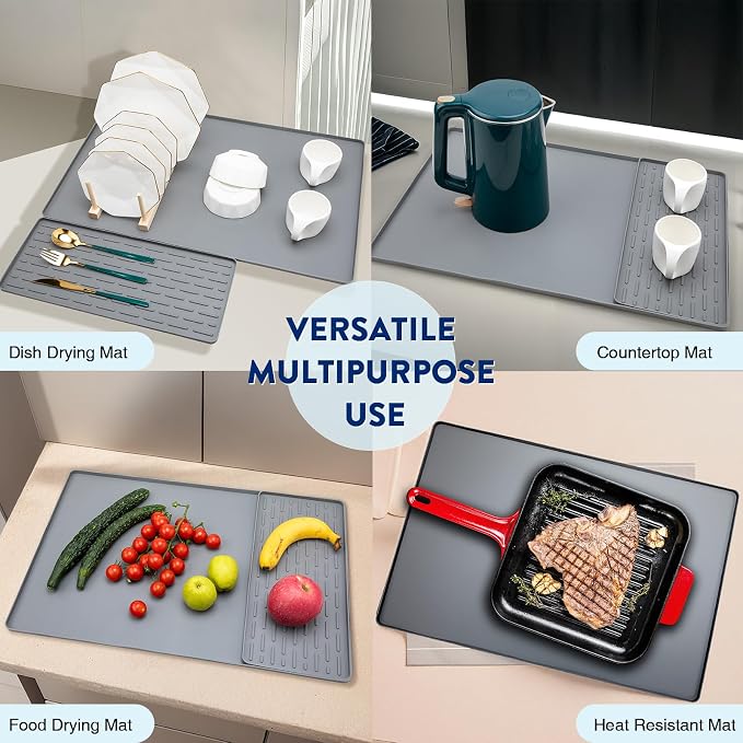 Silicone Coffee Mat, Eco-friendly, Hygienic Drying Pad, Leak-Proof and Non-Slip - Image 4