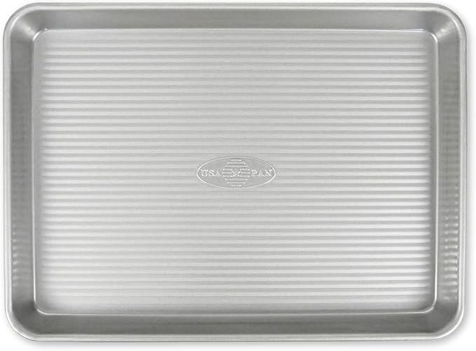 USA Pan Bakeware Nonstick Quarter Sheet Pan, Baking Sheet Aluminized Steel by USAPan