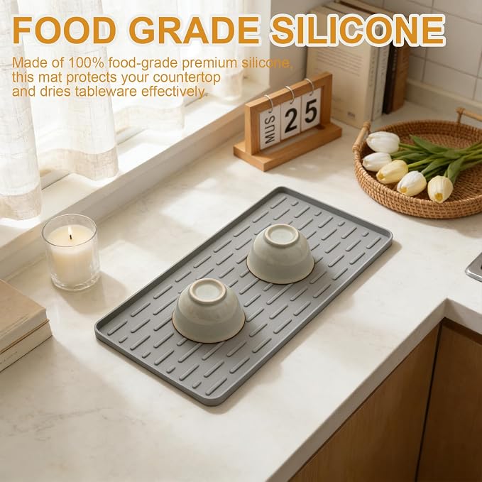 Silicone Coffee Mat, Eco-friendly, Hygienic Drying Pad, Leak-Proof and Non-Slip - Image 5