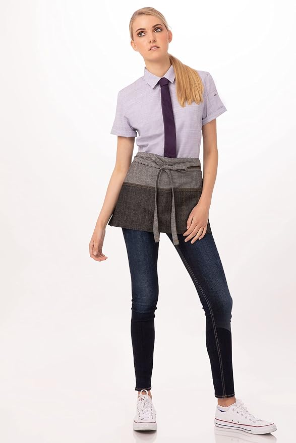 Chef Works Unisex Manhattan Waitress Apron - Image 3