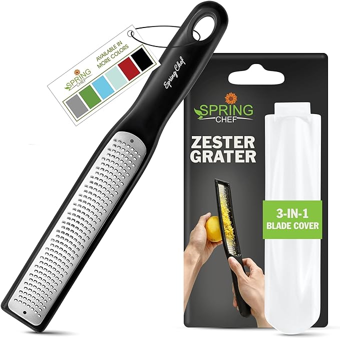 Spring Chef Premium Lemon Zester Grater by SpringChef