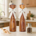 Wedding Gifts for Couples 2026: Acacia Wood Salt and Pepper Grinder Set by DZDOV