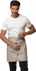 Unisex Waist Apron Half Bistro Apron Server Aprons by Guolamy