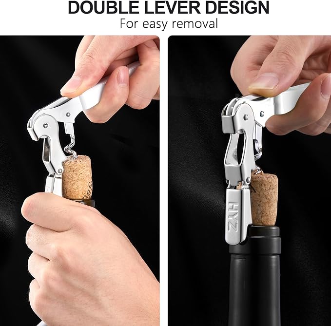HYZ Wine Opener Bulk 20-Pack for Bartender, Professional Waiter Corkscrew Wine - Image 4
