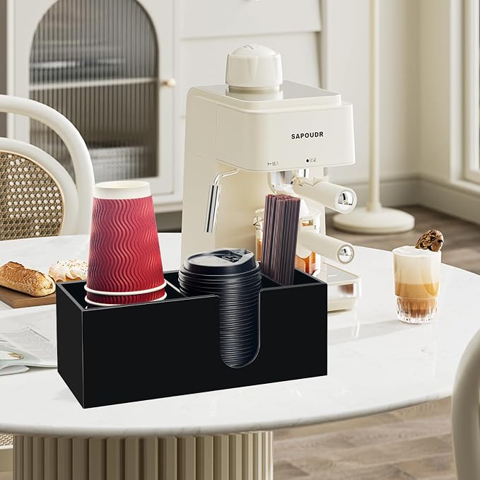 Coffee Bar Accessories and Organizer, Disposable Cup Holder - Image 6
