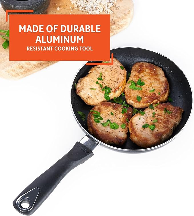 Imusa 8in Bistro Aluminum Nonstick Fry Pan - Image 3