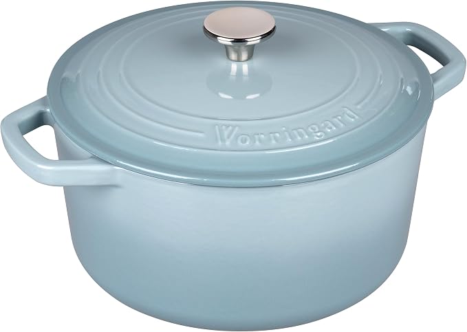 VORRINGARD Enameled Cast Iron Dutch Oven Pot - Image 8