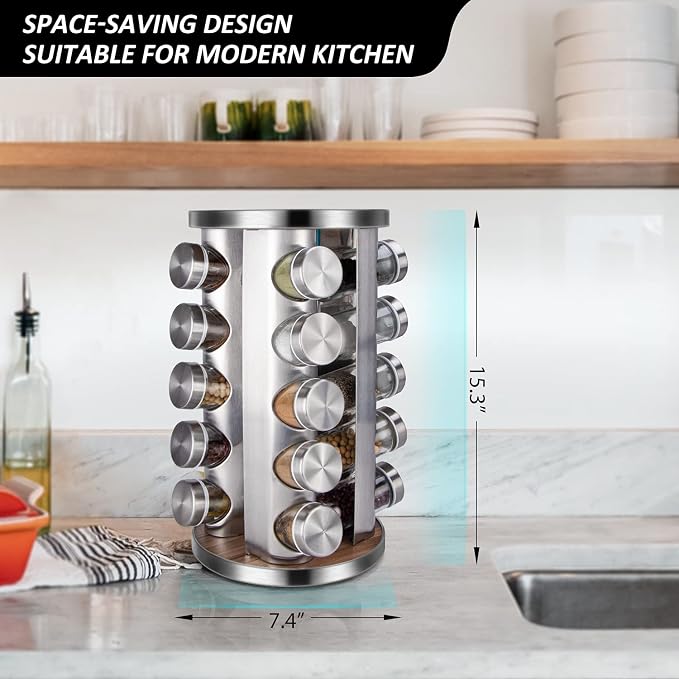 Rotating Spice Rack Organizer - Image 2