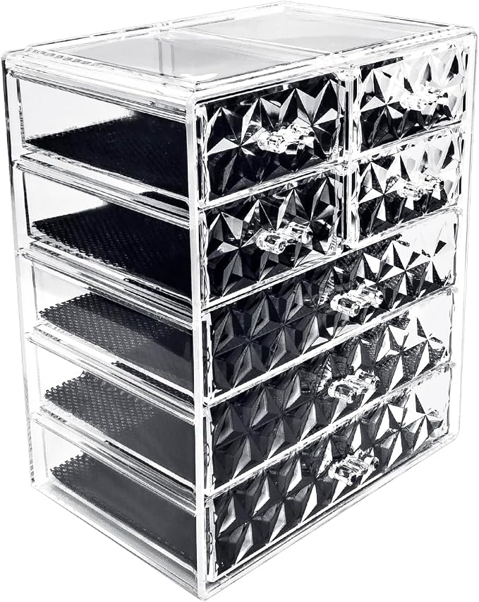 Sorbus Acrylic Makeup Organizer Set, 7-Drawer Vanity & Countertop Cosmetic - Image 9