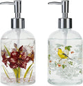 17oz Glass Soap and Lotion Dispenser Bottle by Topadorn