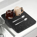 Silicone Dish Drying Mat for Kitchen Counter, Dish Drying Pad, Non-Slip Drain by COPLIB