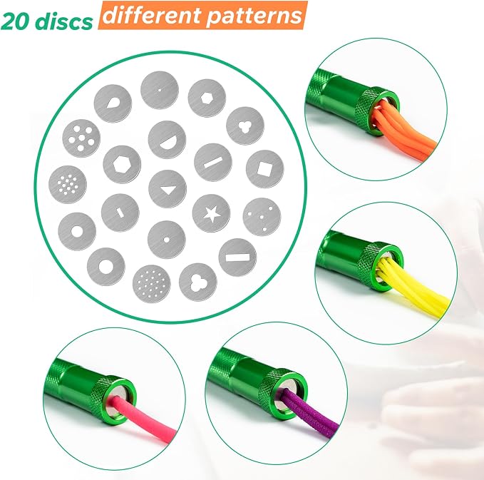 Polymer Clay Tools, Clay Extruder, Sugar Paste Extruder, Cake Fondant Tool Set - Image 2