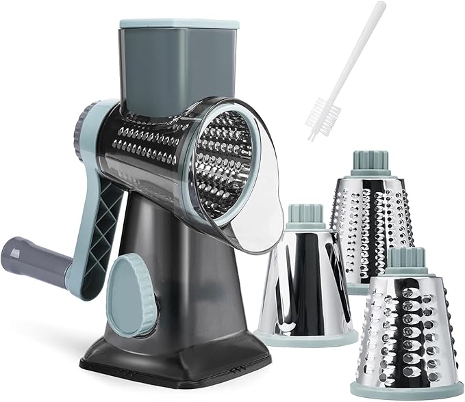 Cheese Grater Hand Crank, Manual Cheese Shredder by REDPANT