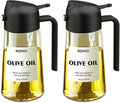 mqnxoi 2 in 1 Glass Oil Sprayer & Dispenser, 16oz/470ml Olive Cooking, Air Fryer by Unknown