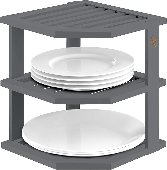 Bambüsi Plate Organizer for Cabinet by Bamb%C3%BCsi