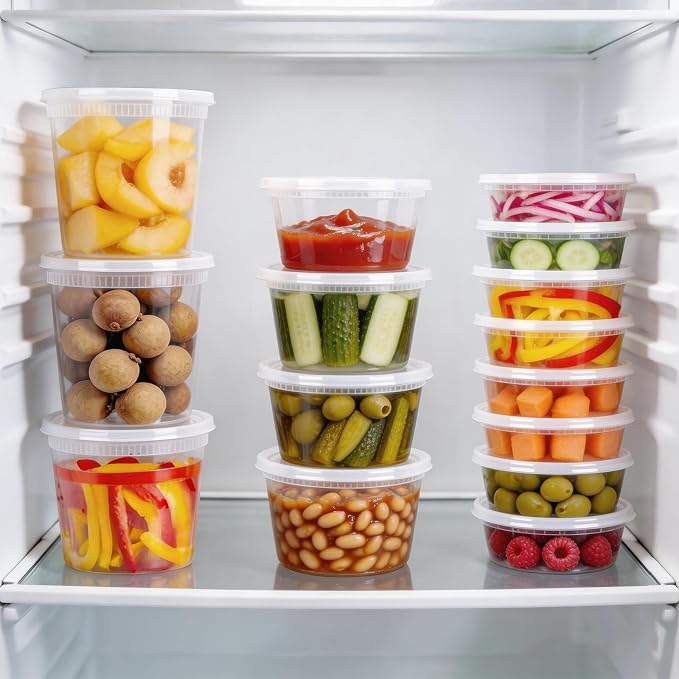 BYSNOW 60 Sets Deli Containers - Image 9