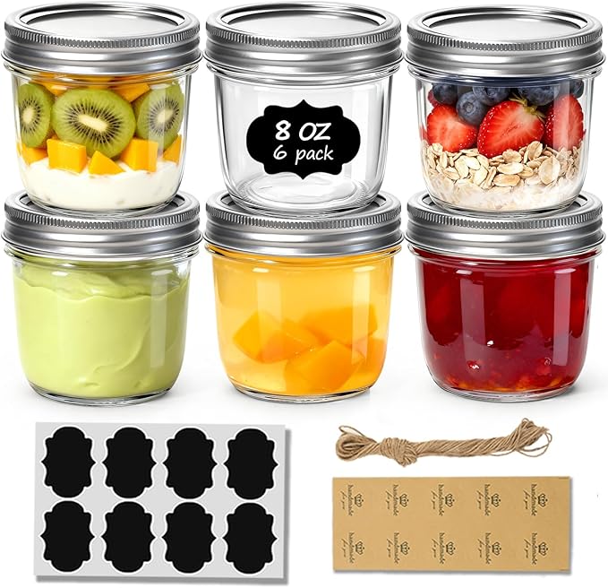 ComSaf Wide Mouth Mason Jars by ComSaf