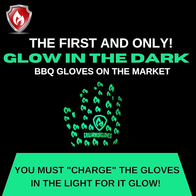 Grill Armor Oven Gloves with Fingers – 932°F Heat, Fire & Cut Resistant Mitts - Image 2