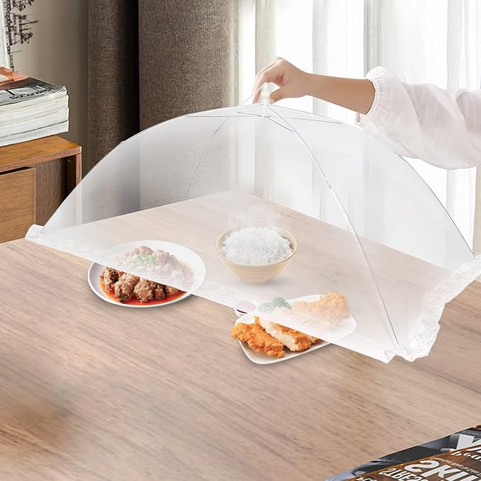 2 Pcs Extra Large Mesh Food Cover Tent（46"x20" - Image 5