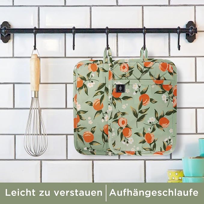 BONTHEE Pot Holders for Kitchen Heat Resistant Hot Pads for Countertops Oven - Image 7