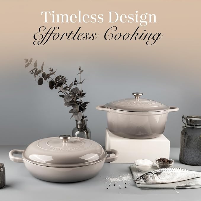Shallow Cast Iron Casserole - Image 9