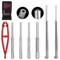 Premium 7-Piece Roll Pin Starter Punch and Bolt Catch Install Punch Set by SEDY