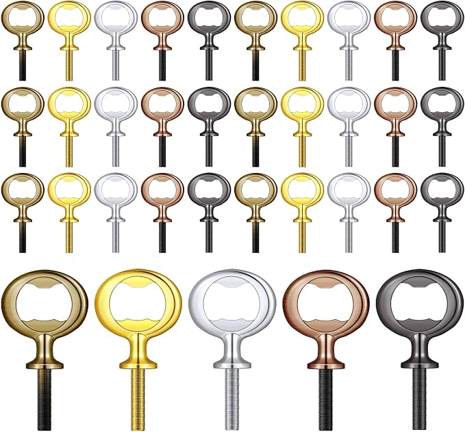 Patelai 30 Pieces Metal Bottle Opener Kit Blank Stainless Steel Bottle Opener by Patelai