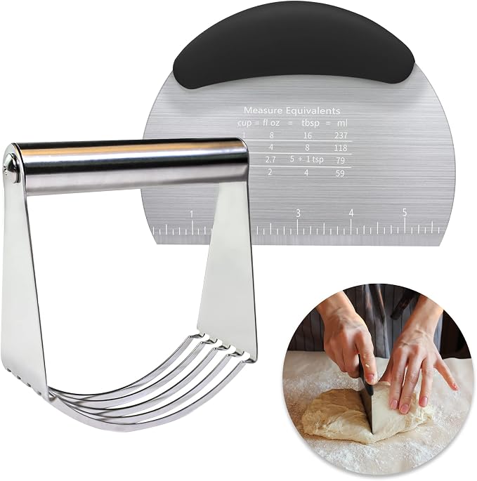 Pastry Cutter Dough Scraper Dough Cutter Scraper Tool Kitchen Pastry Blender by MSWGO
