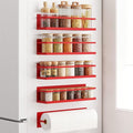 Magnetic Spice Rack For Refrigerator, Space Saving Magnetic Shelf For Fridge by Roysili
